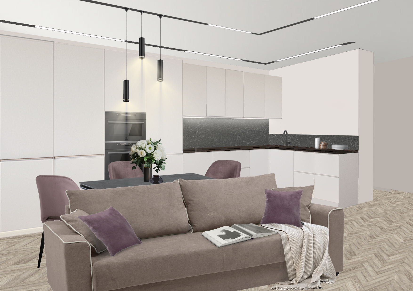 Кухня-гостиная